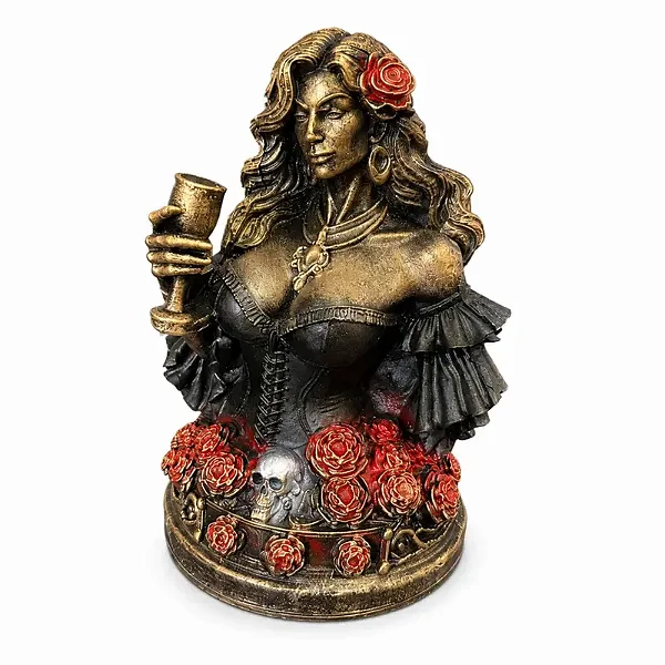 Busto Dama da Noite em Resina (12cm)