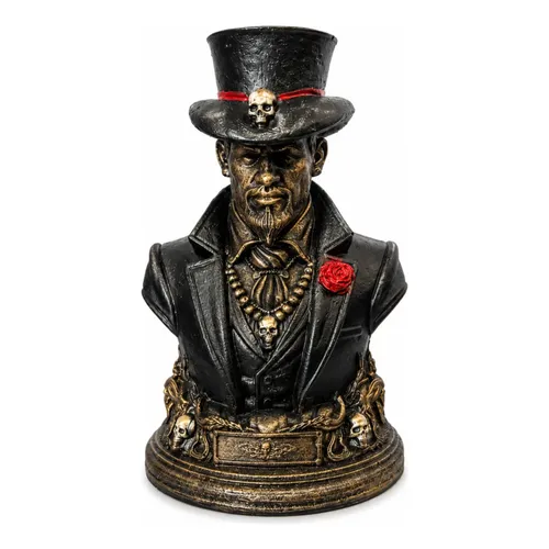 Busto Exú Tranca Rua em Resina (12cm)