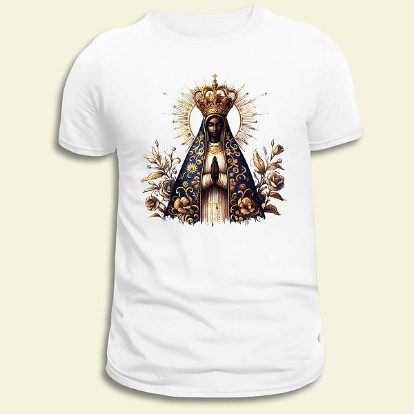 Camiseta Católica Feminina Nossa Senhora Aparecida