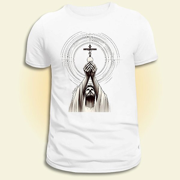 Camiseta Católica Feminina Eucaristia