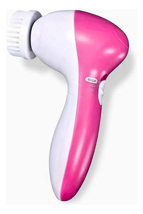 ESCOVA FACIAL ELÉTRICA 5 EM 1 PORTÁTIL ESFOLIANTE E MASSAGEADORA