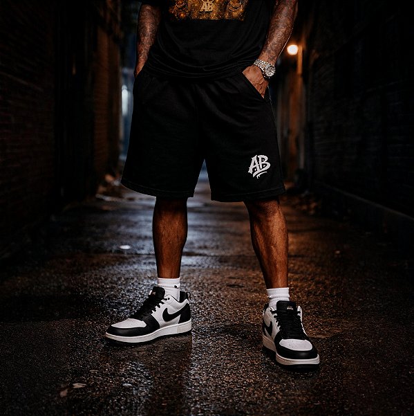 Shorts AB – Street Essential Preto