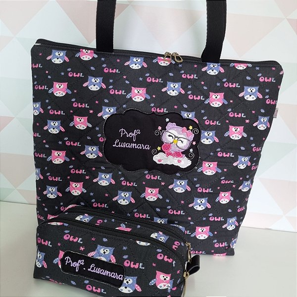 Bolsa clássica e estojo 2