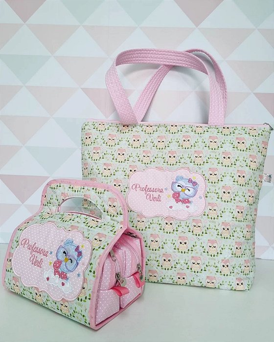 Bolsa clássica e necessaire alça dupla