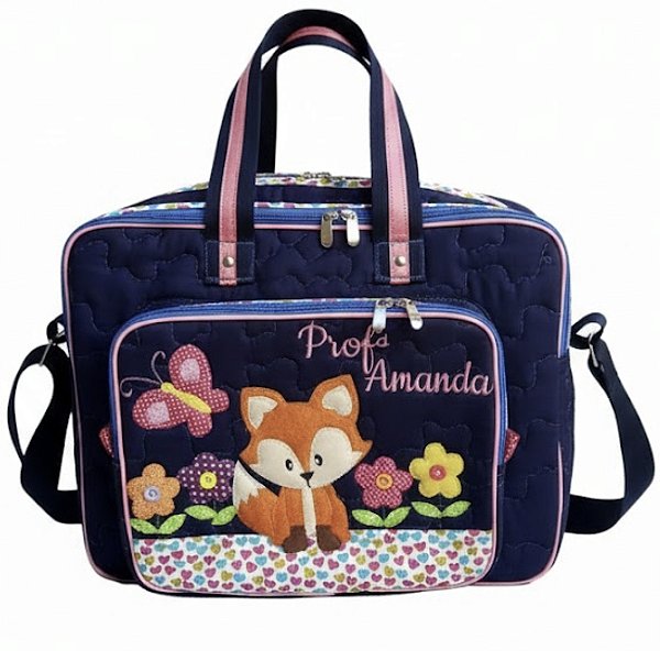 Bolsa com divisões raposinha