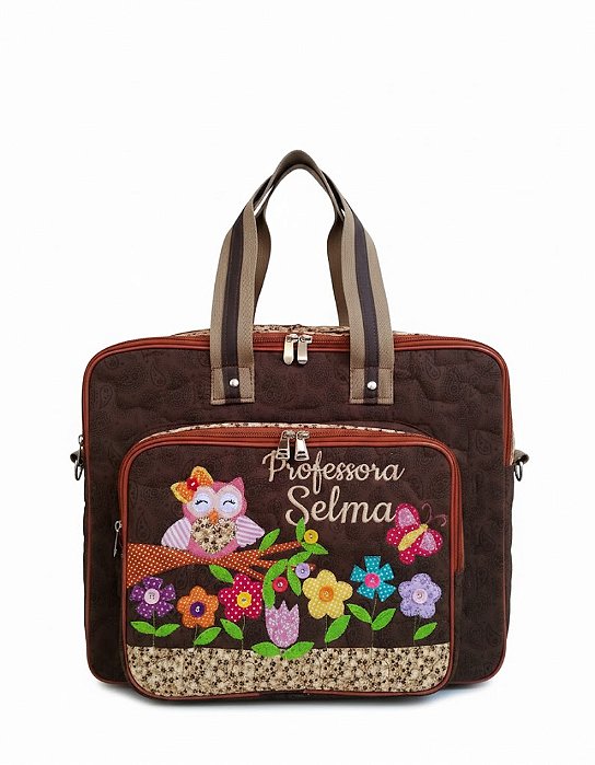 Bolsa com divisões corujita