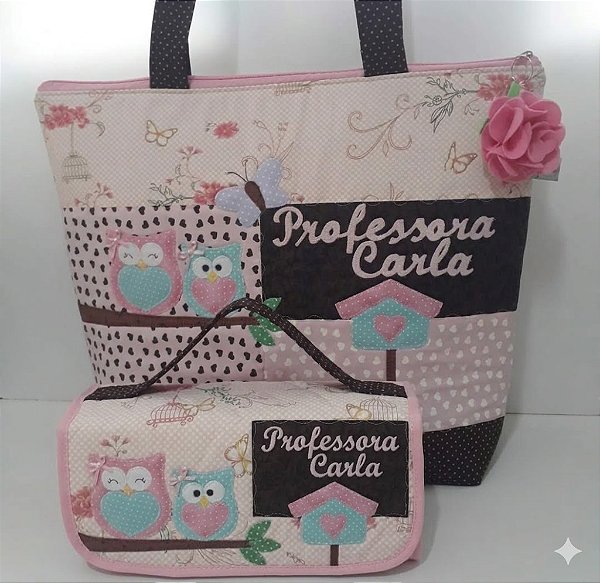 Bolsa e estojo rocambole