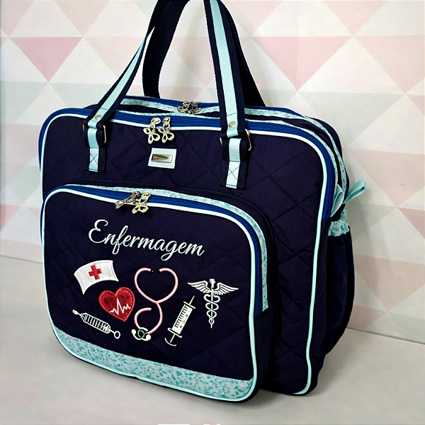 Bolsa com divisões enfermagem