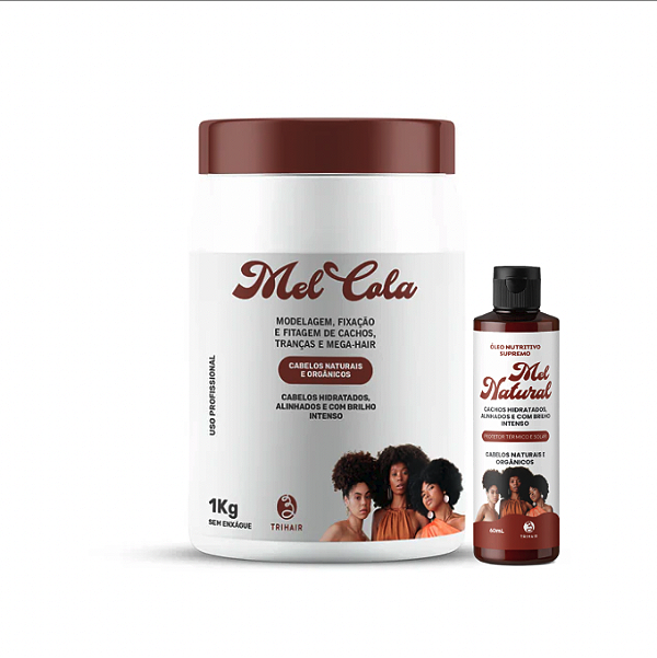 Kit Mel Cola 1kg + Óleo Mel Natural 60ml