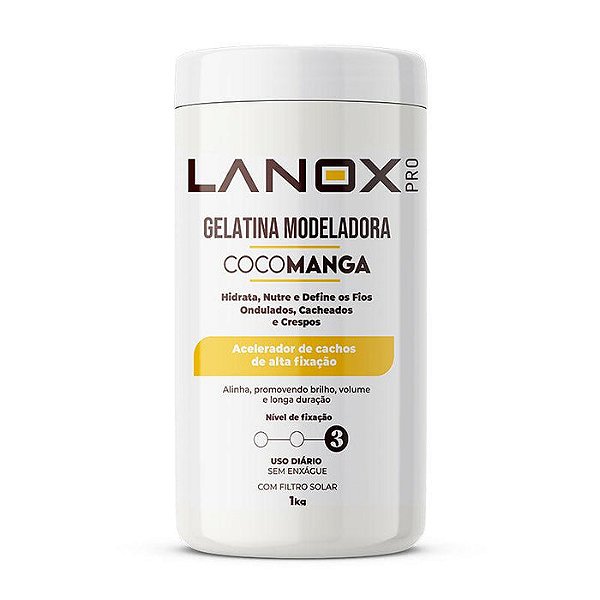 Gelatina Fixadora Coco Manga Lanox - 1Kg