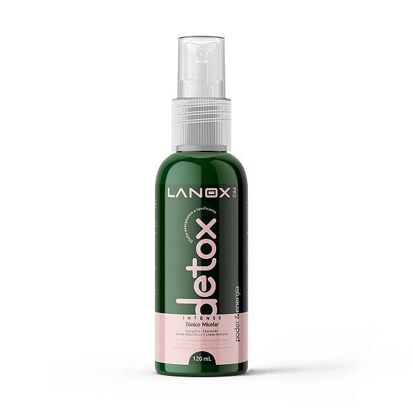 Tônico Micelar Detox Lanox - 120ml - Revitalização e Estímulo