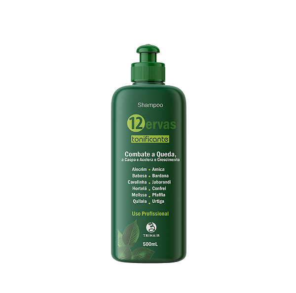 Shampoo Tonificante 12 Ervas 500ml - Antiqueda