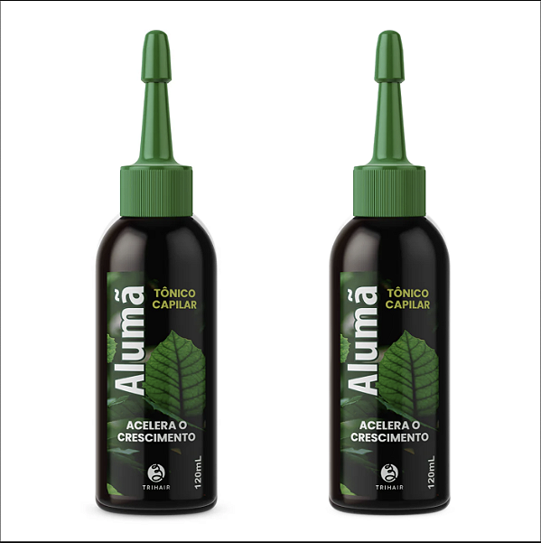 Kit Tônico Capilar Alumã Trihair 120ml - 2 unidades