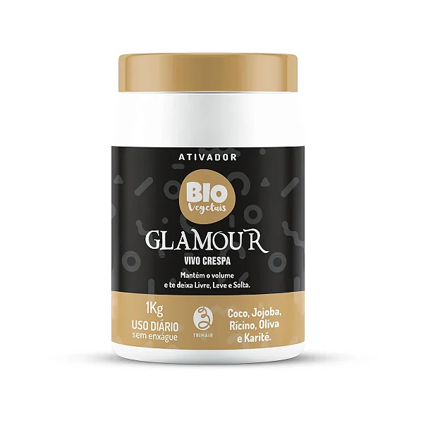 Ativador de Cachos Glamour Vivo Crespa - Biovegetais - 1kg
