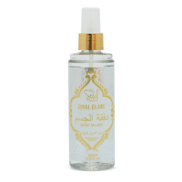 Body Splash Árabe Royal Blanc Soul Cosméticos 200ml