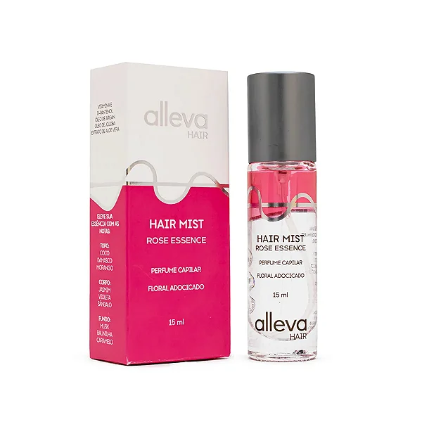 Perfume Capilar Rose Essence Alleva 15ml