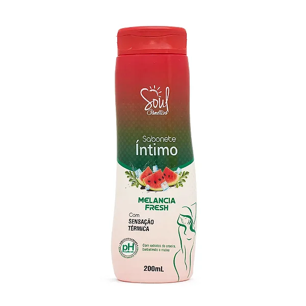 Sabonete Íntimo Melancia Soul Cosméticos 200ml
