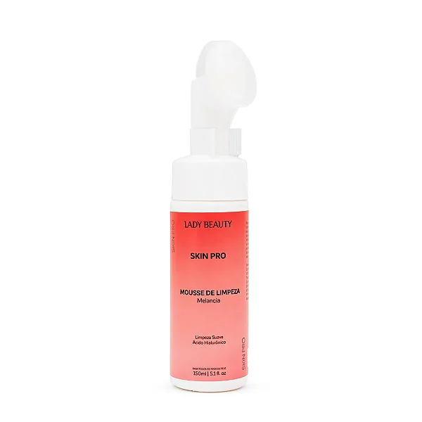 Mousse de Limpeza Facial Melancia Skin Pro Lady Beauty 150ml