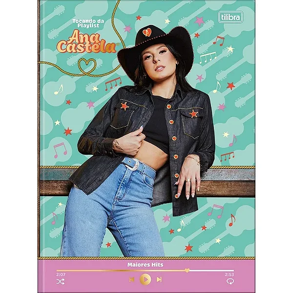 CADERNO BROCH CD ANA CASTELA 80 FL TILIBRA