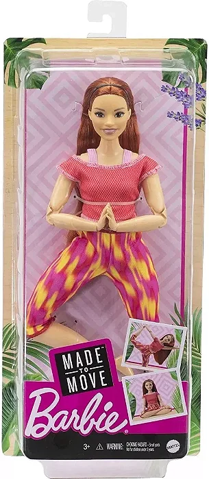 Barbie Made to Move Calça Laranja