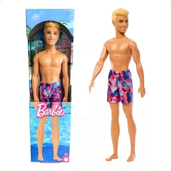Boneco Ken c/ short de Praia
