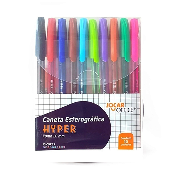 JOGO CANETA ESFEROGRAFICA HYPER JOCAR