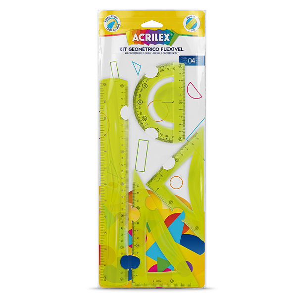 KIT GEOMETRICO FLEXIVEL ACRILEX