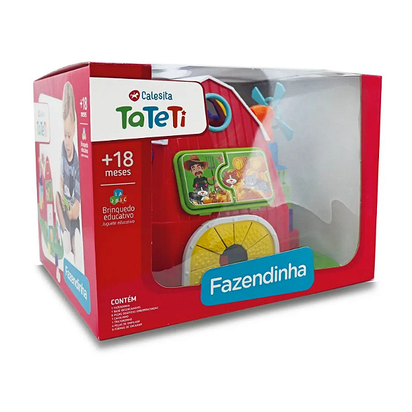 Brinquedo Educativo Fazendinha