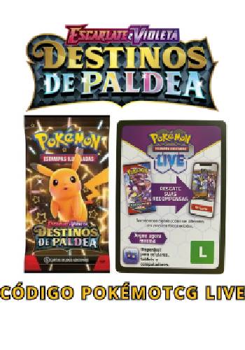 CODIGO POKEMON TCG LIVE - BOOSTER - ESCARLATE E VIOLETA 4.5 - DESTINOS DE PALDEA