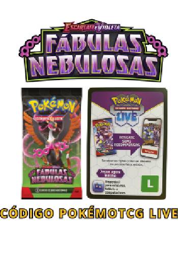 CODIGO POKEMON TCG LIVE - BOOSTER - ESCARLATE E VIOLETA 6.5 - FABULAS NEBULOSAS