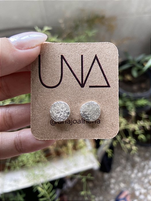 Brinco círculo com  textura  M
