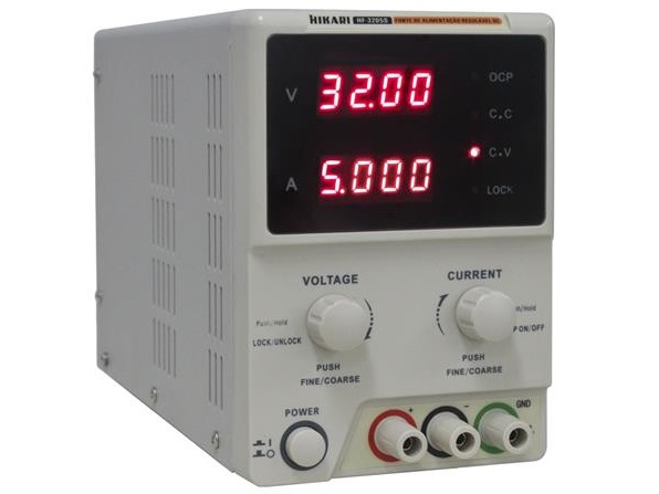 Fonte de Alimentação DC 5A Hikari HF-3205S