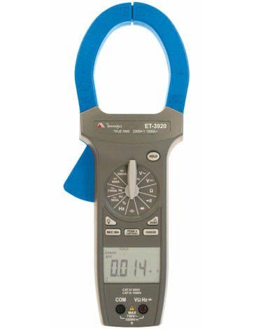 Alicate Amperímetro Digital True RMS CAT.IV 600V Minipa ET-3920