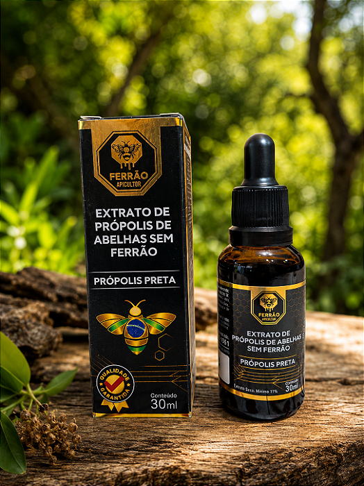EXTRATO DE PRÓPOLIS PRETA DE MANDAÇAIA