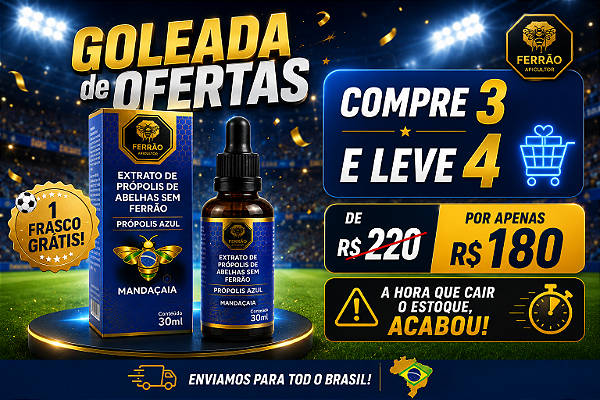 KIT COM 4 PRÓPOLIS AZUL – ABELHAS SEM FERRÃO (MANDAÇAIA)