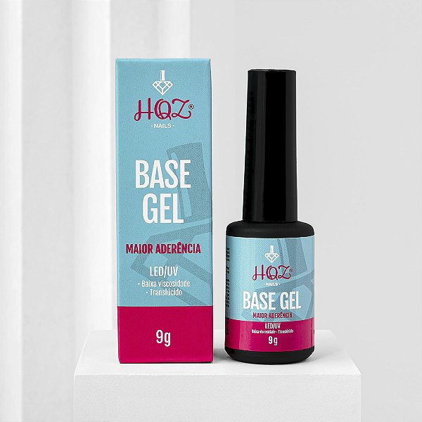 Base em Gel HQZ Nails 10ml Aderente para Alongamentos