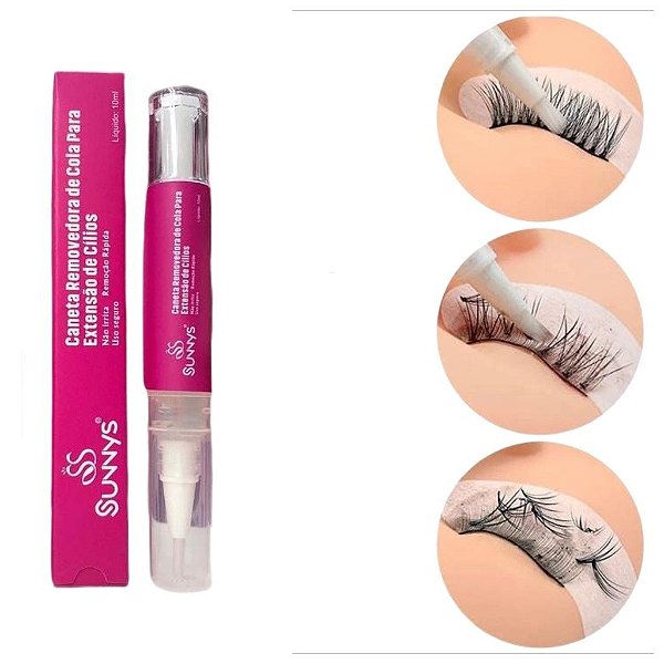 Caneta Removedora de Cola Sunnys 10ml para Extensão de Cílios