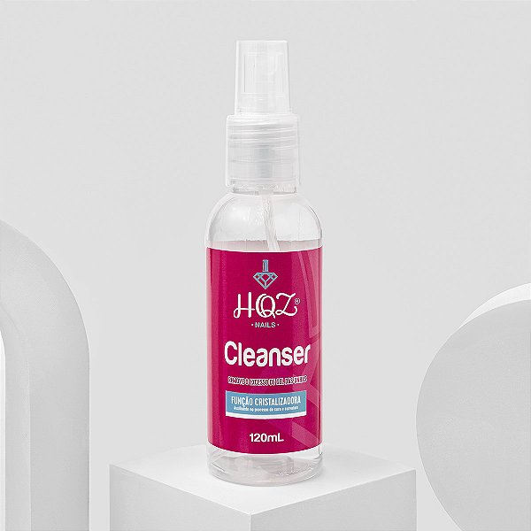 Cleanser HQZ Nails 120ml para Limpeza e remoção do excesso de Gel