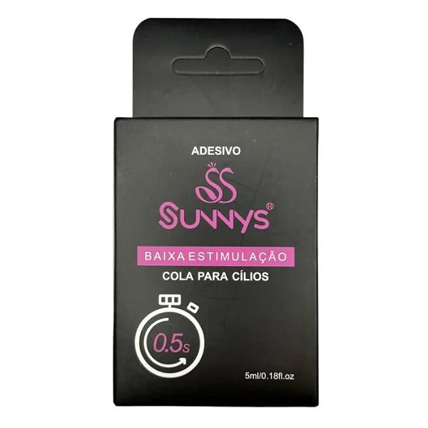 Cola para Alongamento De Cílios 5ml Sunnys 0,5s Extensão Lash