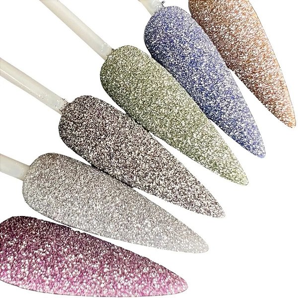 Glitter Reflexivo Para Unhas Glitter Refletivo Acucar