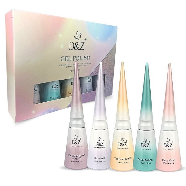 Kit Preparação de Unhas D&Z Blindagem Banho de Gel