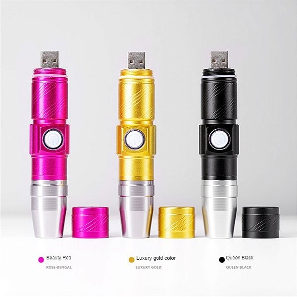 Lanterna USB Recarregável para secagem gel unhas Acrigel Nail