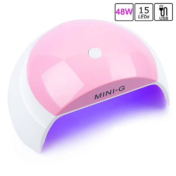 Cabine Mini G - LED/UV 48W Bivolt - Estufa Portátil Bivolt USB