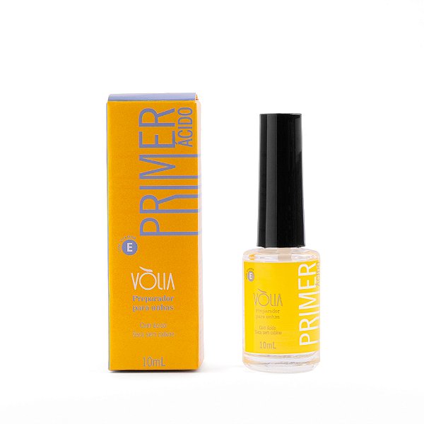 Primer Ácido Vòlia 10ml Preparador de Unhas Sem descolamentos