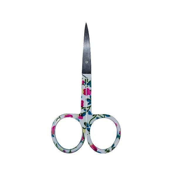 Tesoura Flor para Corte De Cílios e Alongamentos de Sobrancelhas