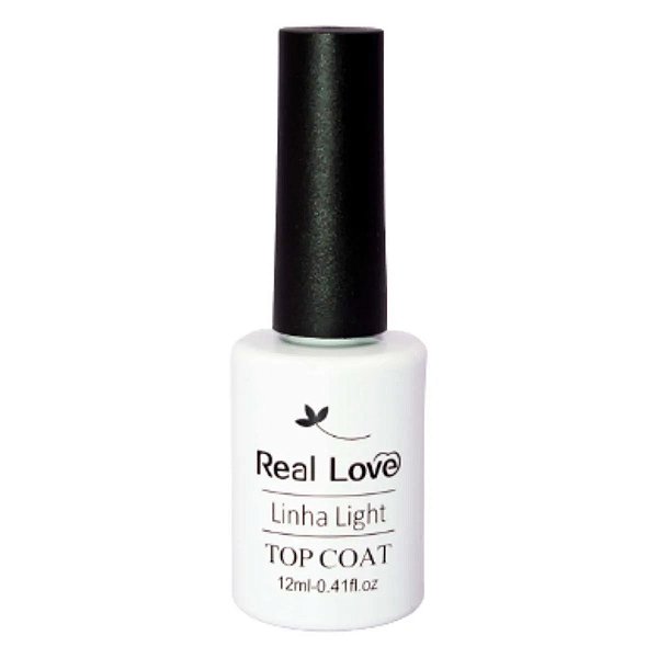 Selante Finalizador Top coat Real Love 12ml para Unhas Acrigel