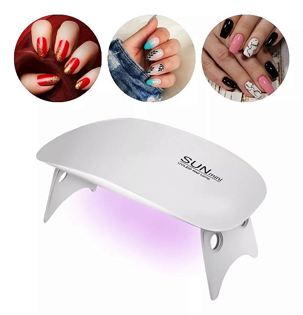 Mini Cabine SUN Led/uv Portátil 6w Unhas Gel USB