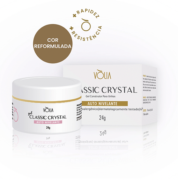 Gel Vòlia Classic 24g Autonivelante Construtor e Alongamento de unhas Nail