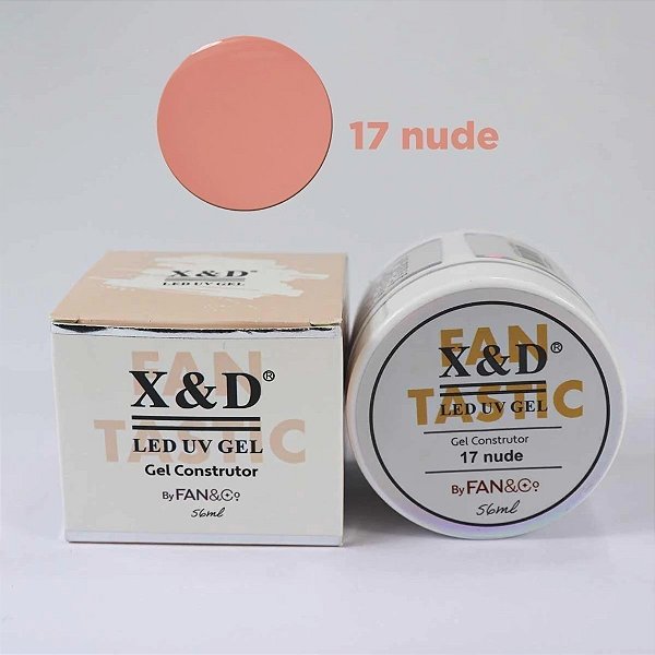 Novo Gel X&D 56g Led UV para Alongamento Unhas Acrigel