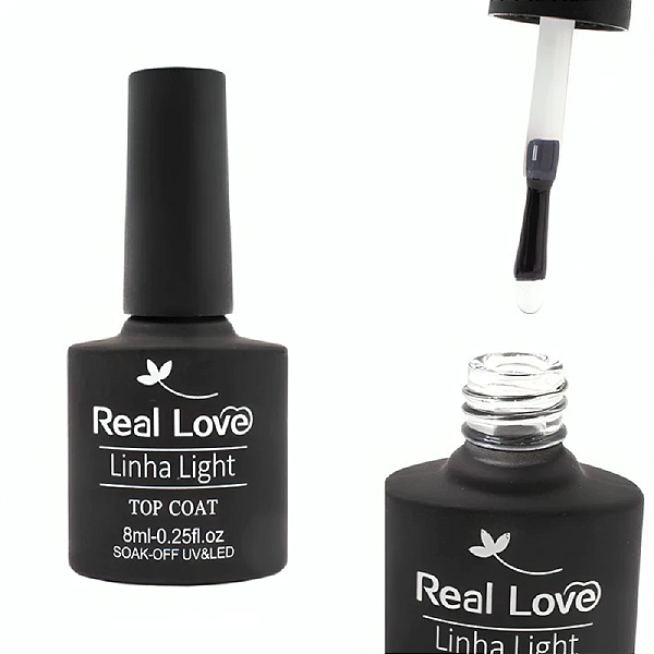 Selante Top coat Real Love 10ml para Unhas Acrigel